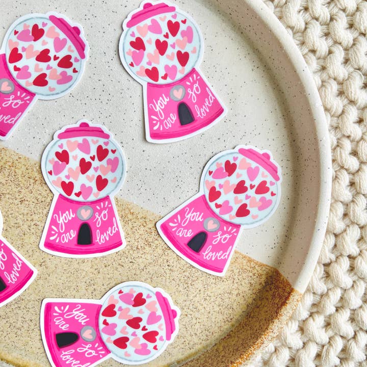 Makerie Day - Wholesale Sticker - Valentine's Day Candy Machine Sticker1