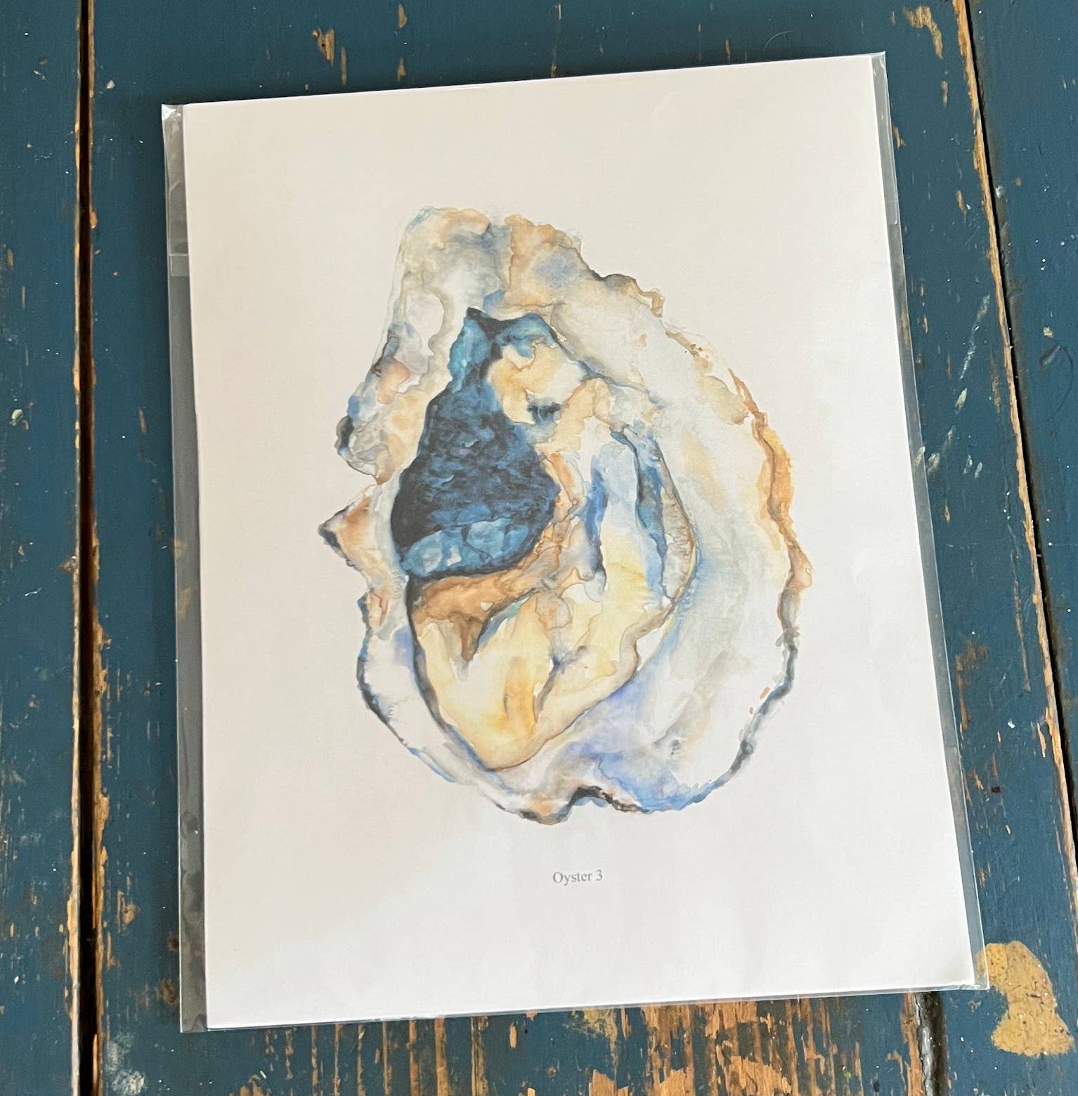 Melissa Dayton Art and Design - Wholesale Art Print - Oyster Fine Art Prints- set 6-framed8