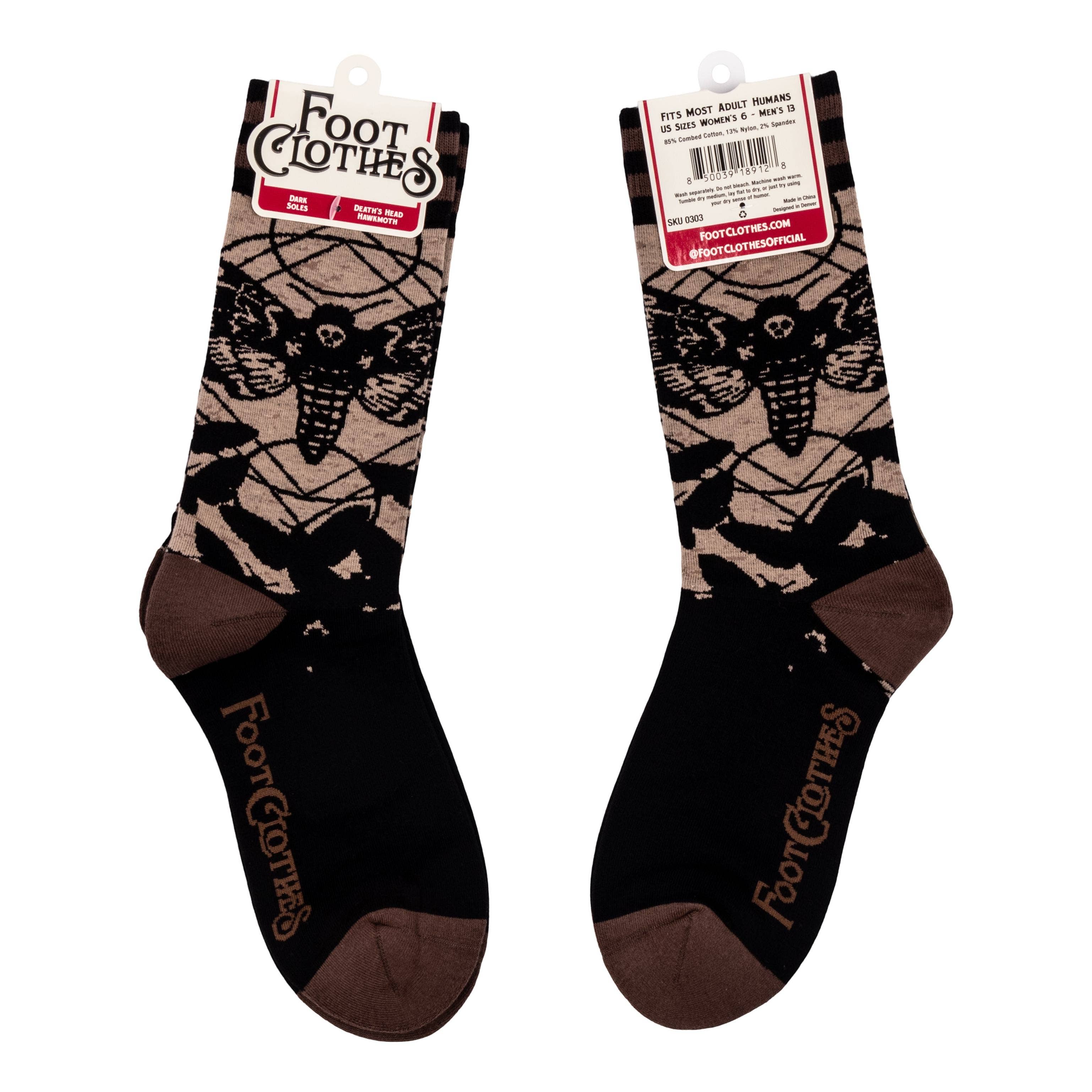 FootClothes LLC – wholesale Socks – Unisex – Death's Head Hawkmoth Socks2