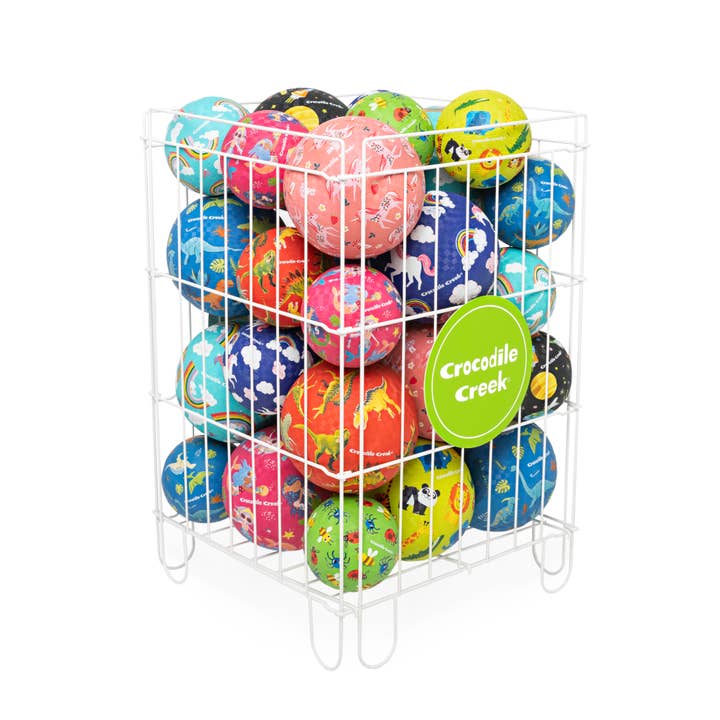 5" & 7" Playground Ball Assortment (48 Balls) With Display for wholesale by Crocodile Creek Inc.