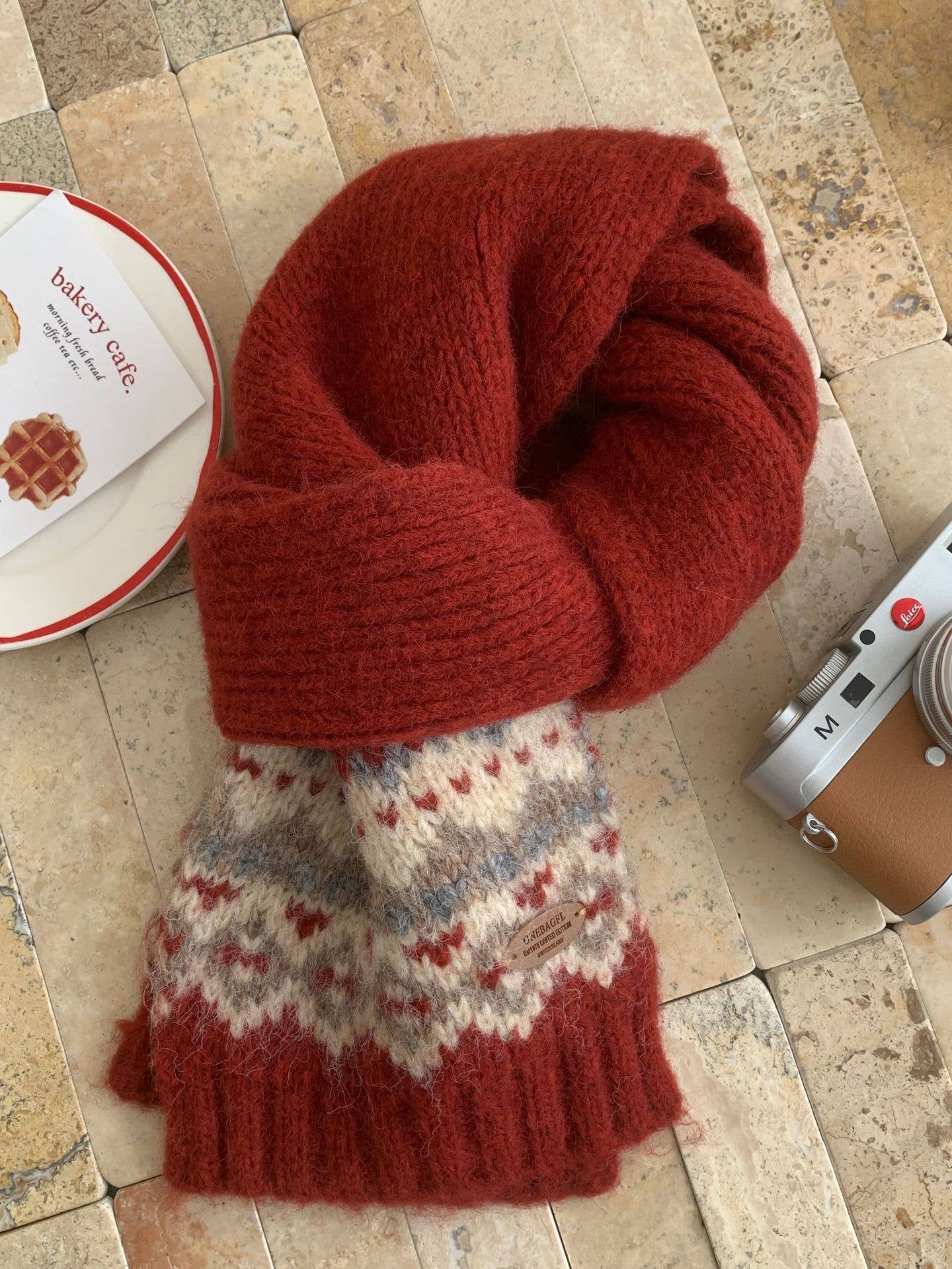 MKS America - Wholesale Scarf - Women's - Vintage Fair Isle Christmas Scarf0