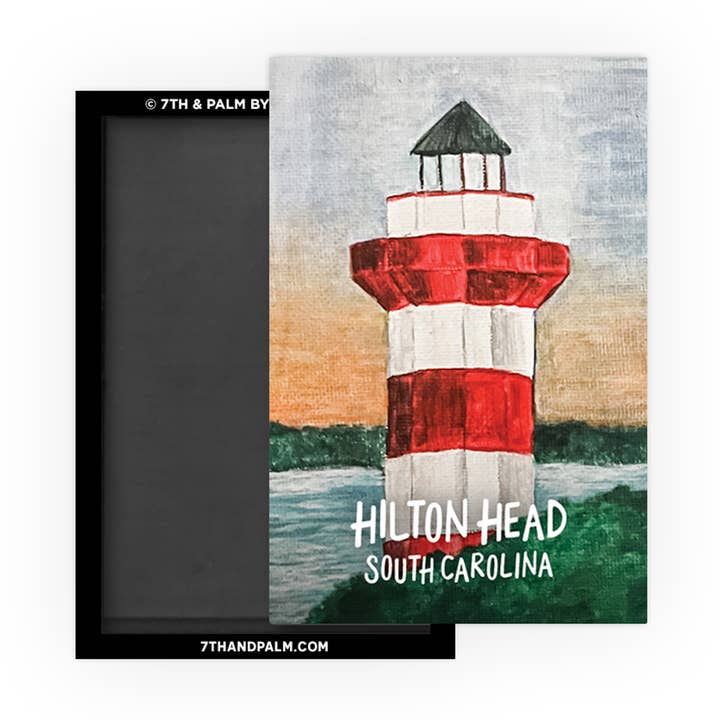 De vuurtorenmagneet van Hilton Head Island Harbour Town voor wholesale door 7th & Palm