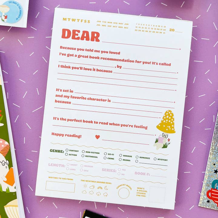 Novel Notes Letterpad für den Großhandel von Pipsticks