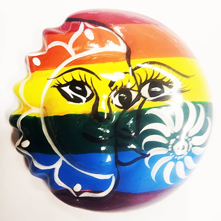 Eclipse Ceramic Art Magnet Native American Artisan Magdalena for wholesale by Costello International