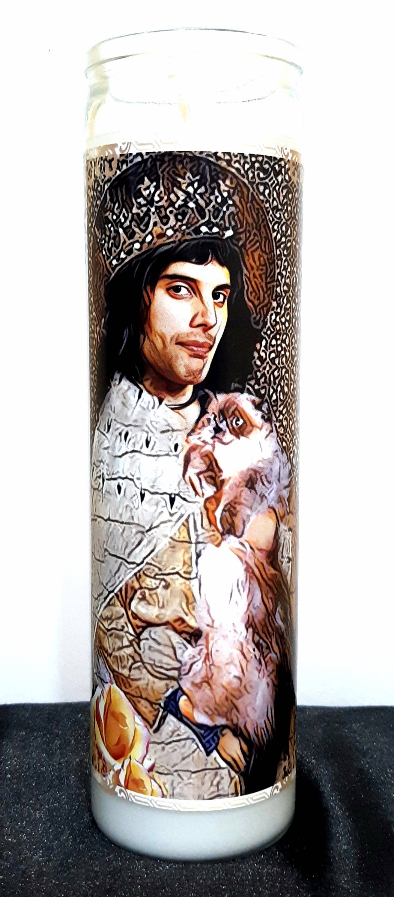 Dearly Beloved Creations - Vendita all'ingrosso Candele votive - Candela devozionale San Freddie Somebody to Love1