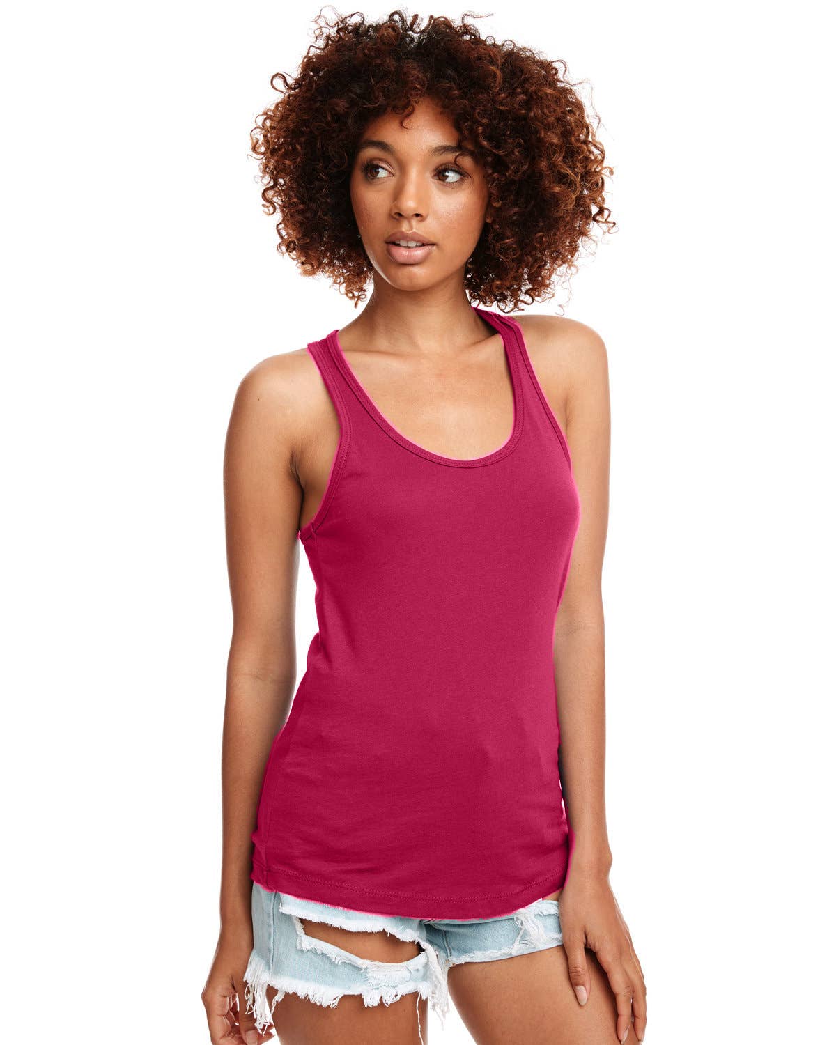 Total Apparel - Wholesale Tank Top - Women's - Next Level N1533 - Ladies' Ideal Racerback Tank15