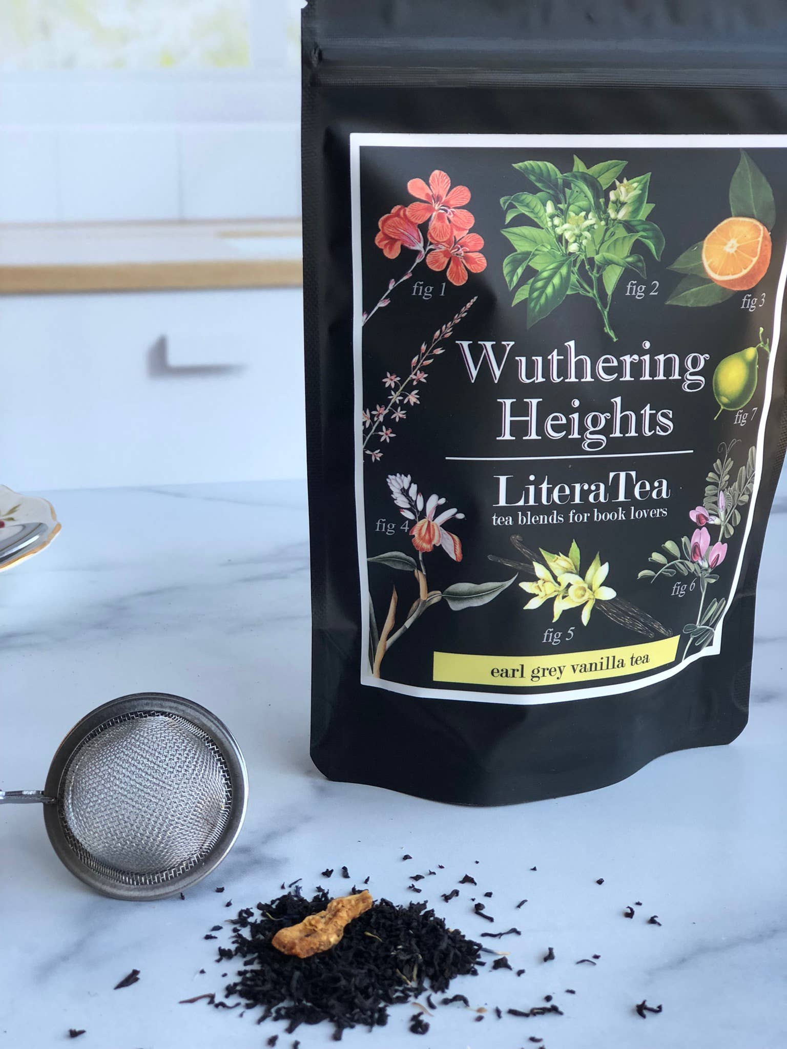 Fly Paper Products - Wholesale Loose Tea - Wuthering Heights Earl Grey Bookish Tea Blend7