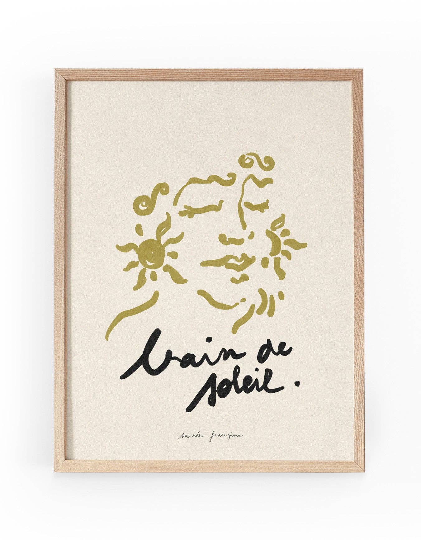 Sacrée Frangine - Wholesale Art Print - Art Print - Bain De Soleil2