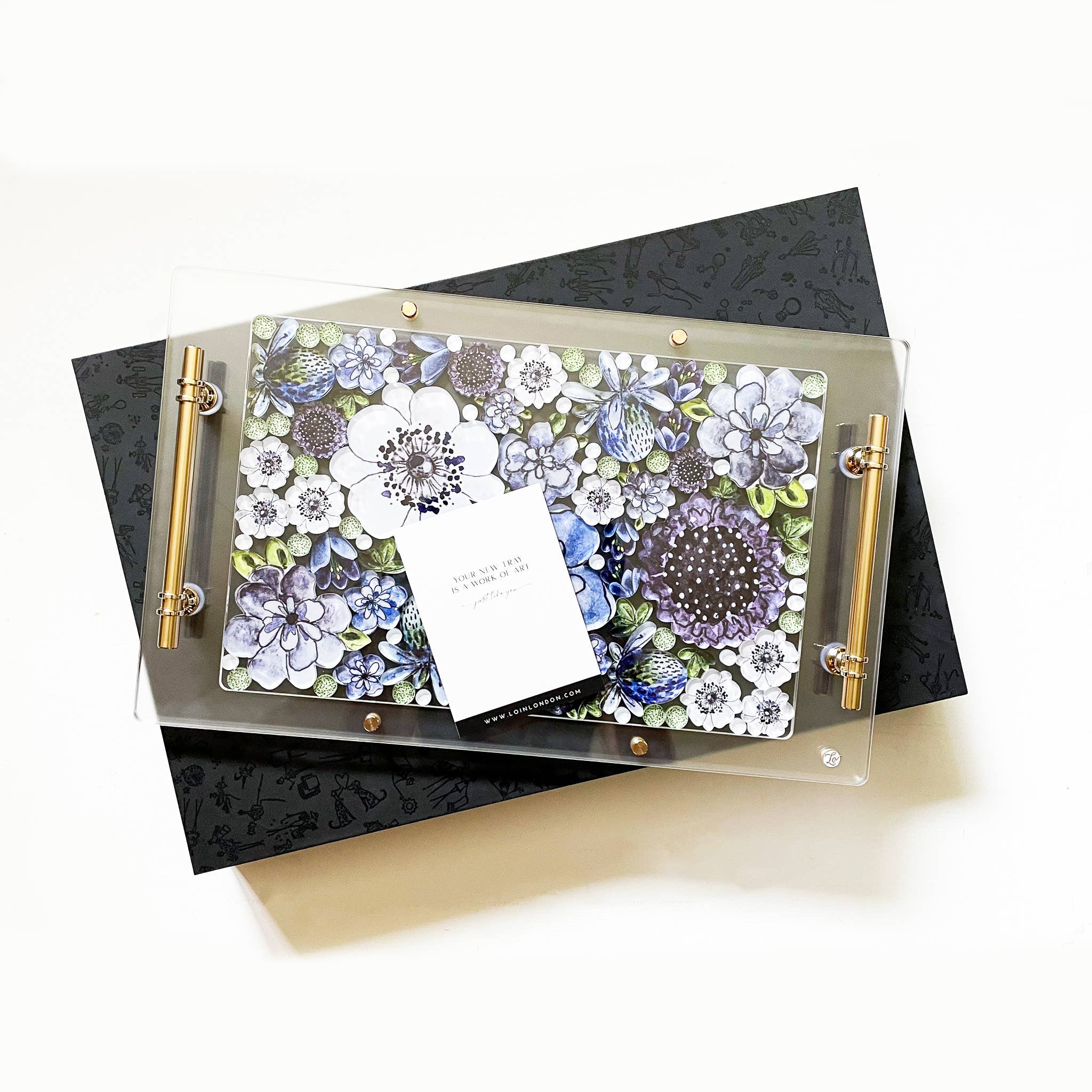 LO in LONDON® - Wholesale Decorative Tray - THE MARGARET ACRYLIC OBSESSION TRAY2