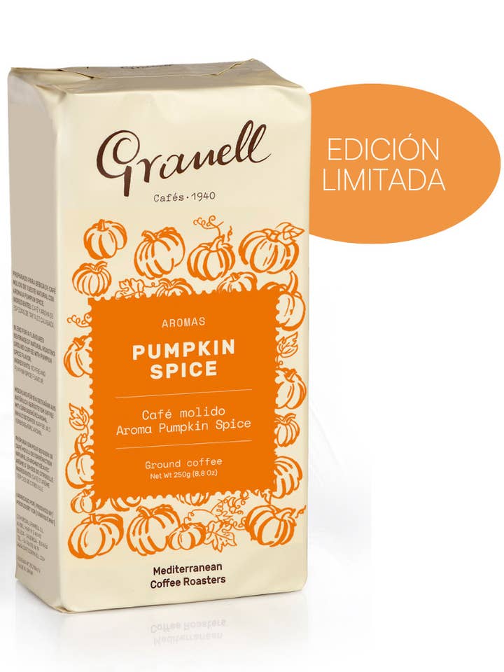 Pumpkin Spice Gourmet Ground Coffee 250 g for wholesale by Cafes Granell