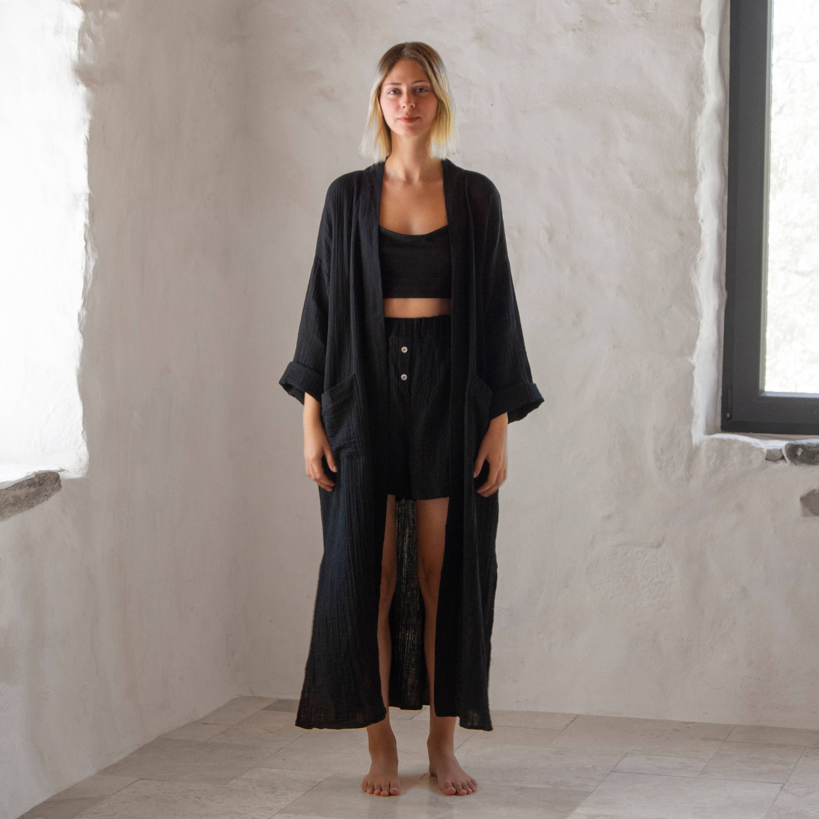 loom.ist - Wholesale Robe - Women's - Muslin double-layered cotton robe20