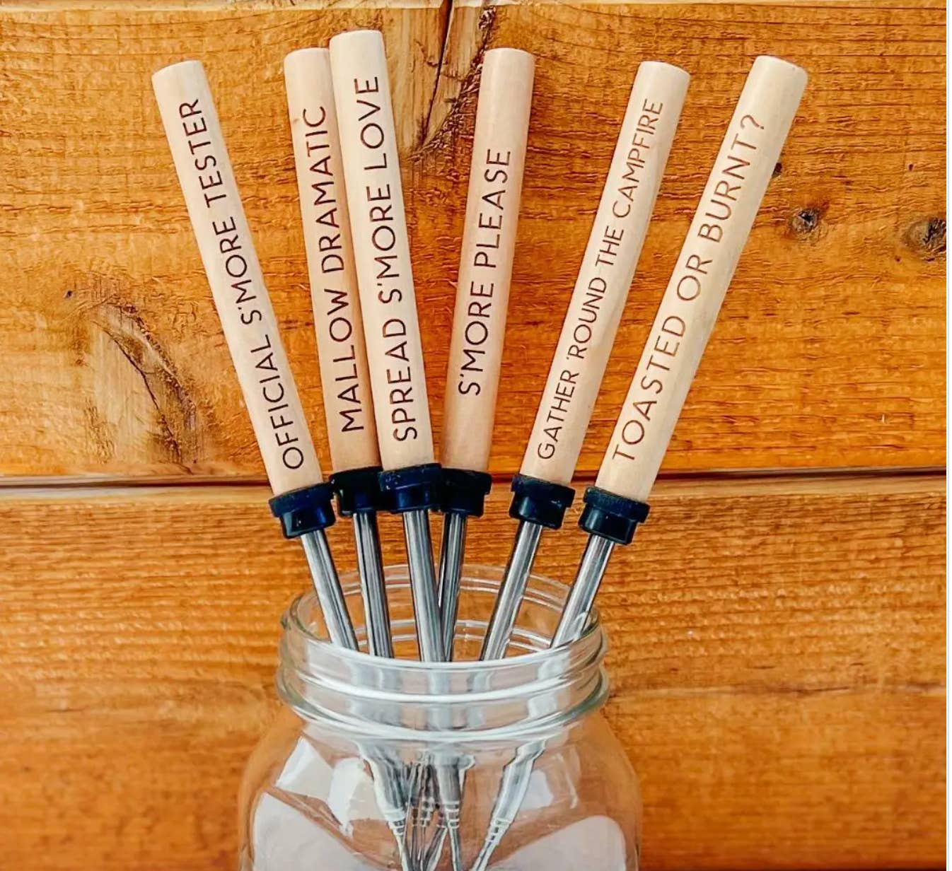 Wild Larch Creative - Wholesale Kitchen Tool/Gadget - 🔥Galentines S'More Sticks - Pun Marshmallow Roasting Sticks