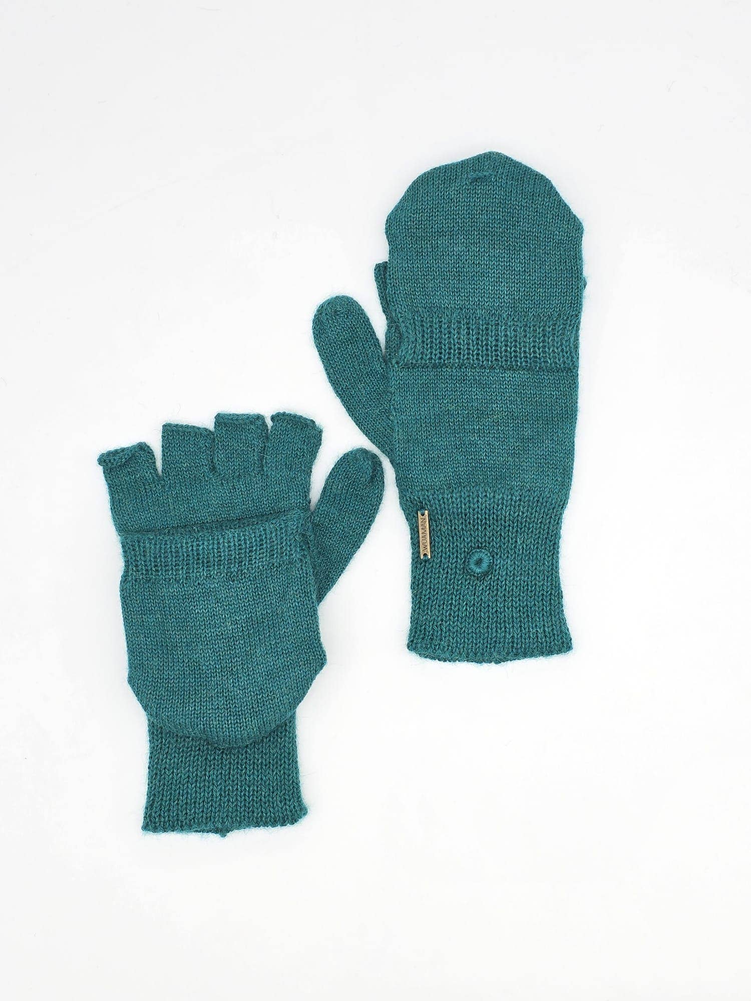 WUAMAN - Alpaca – Großhandel Fäustlinge – Damen – Convertible Handschuhe aus Alpaka | Fäustlinge mit Fingertrennung0