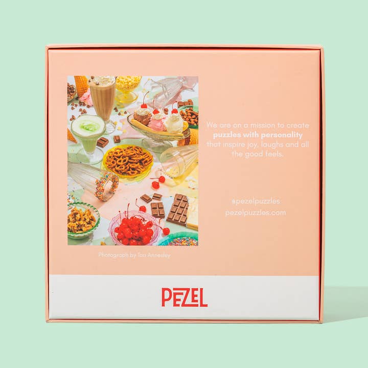 Pezel Puzzles - Wholesale Puzzle - Adult - Spilt Milk | 500 Piece Jigsaw Puzzle w/ Canvas Bag