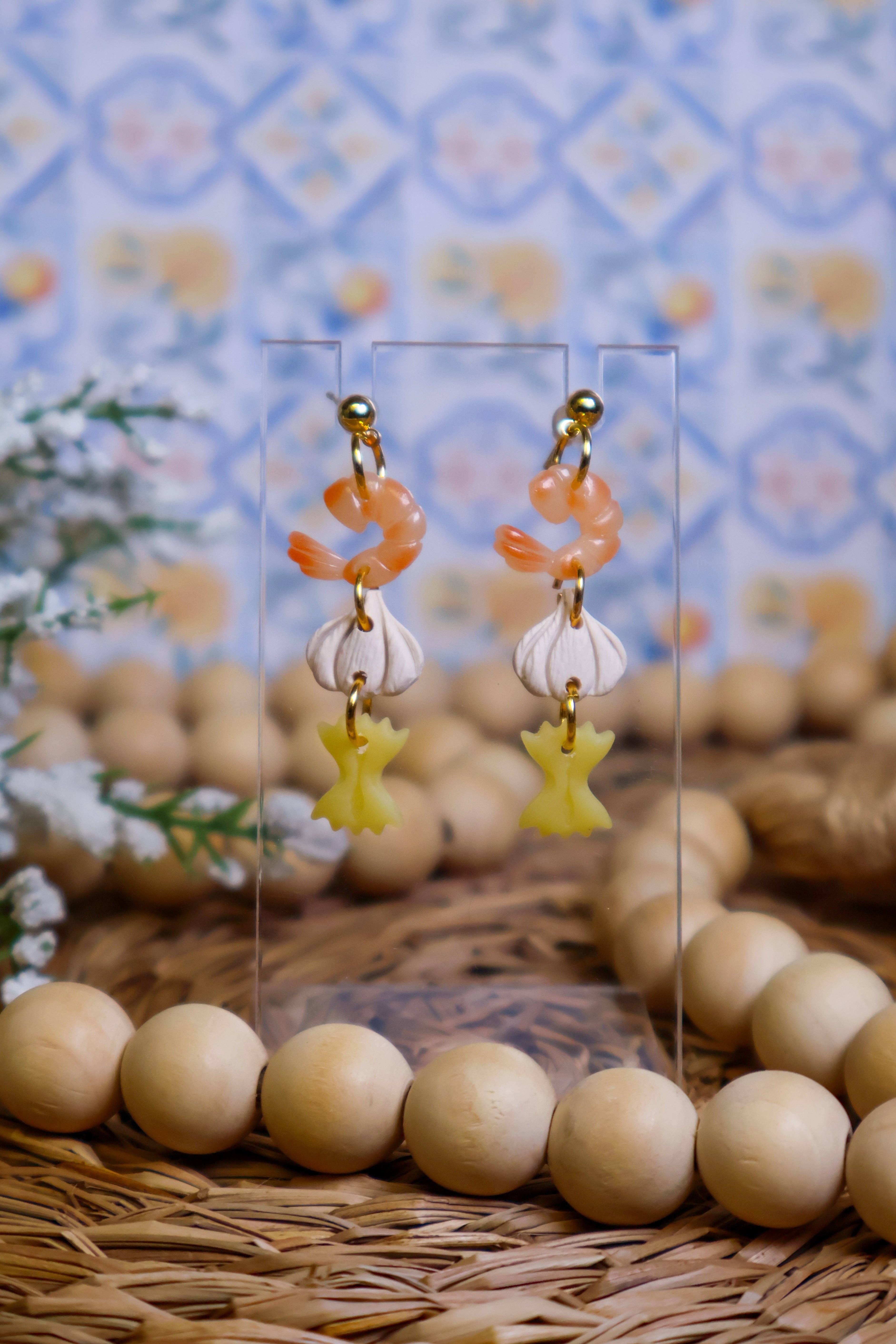 Ivy Lane Clay Co. - Wholesale Dangle Earrings - Shrimp Scampi Dangles0