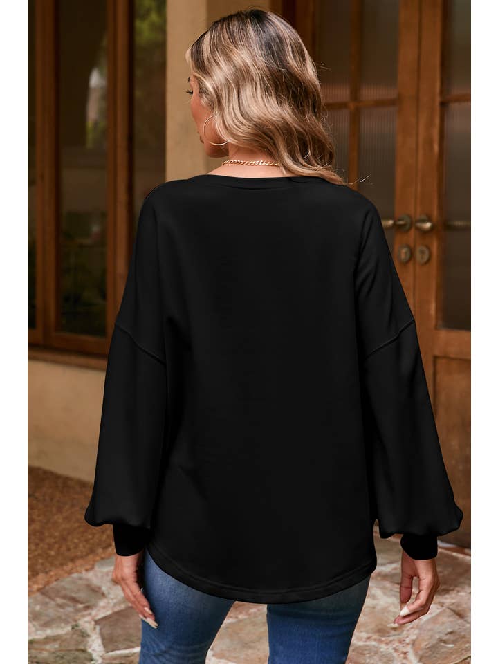 Little Daisy Closet - Wholesale Knit Top - Women's - LDC Studded Star Graphic Oversized Top