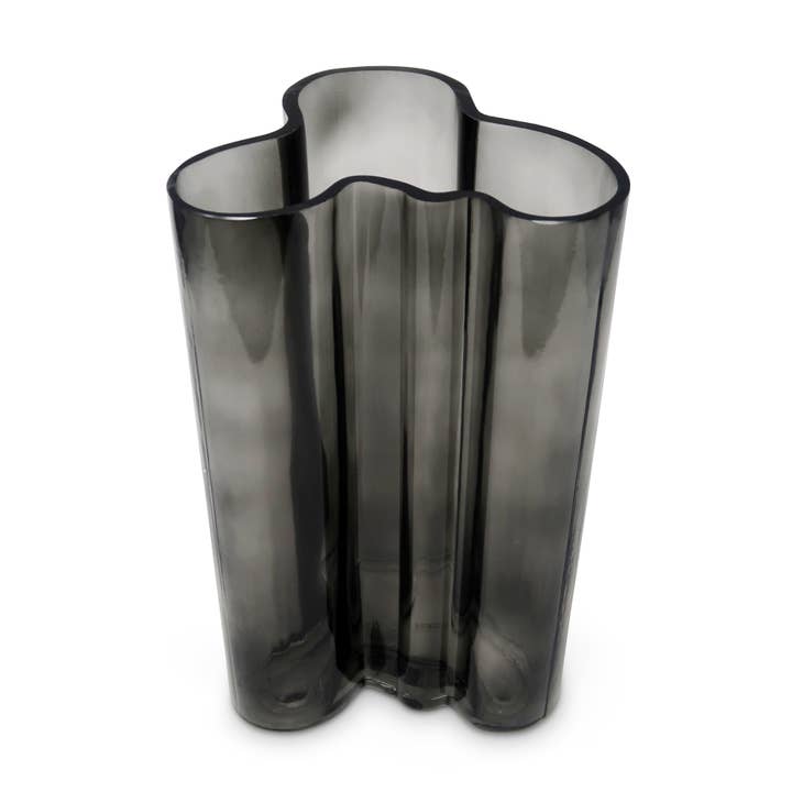 VIVIENCE – wholesale Vase – Tinted Curved Vase (2 sizes, and many colors Available)2
