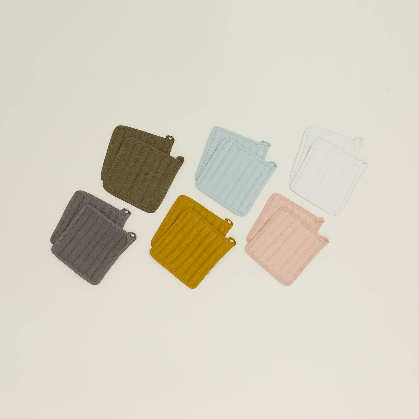 Hawkins New York - Wholesale Oven Mitt/Pot Holder - SIMPLE LINEN POT HOLDERS - SET OF 212