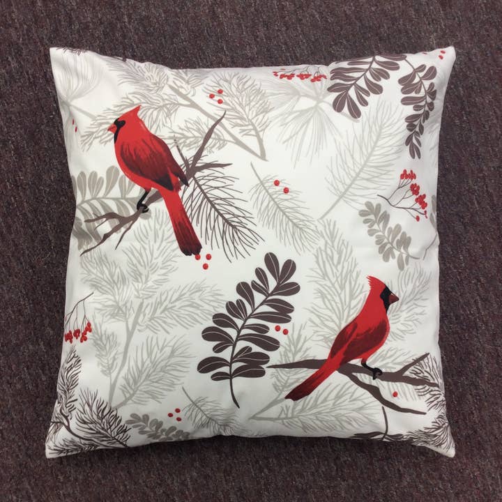 Duke Imports - Wholesale Throw/Decorative Pillow - "Cardinals" Accent Pillow0