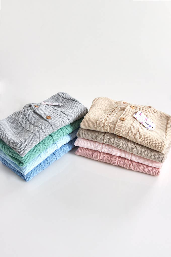 Amorim Gerações, LDA - Wholesale Jacket - Baby - Knitting Braid Jacket AGM-02022