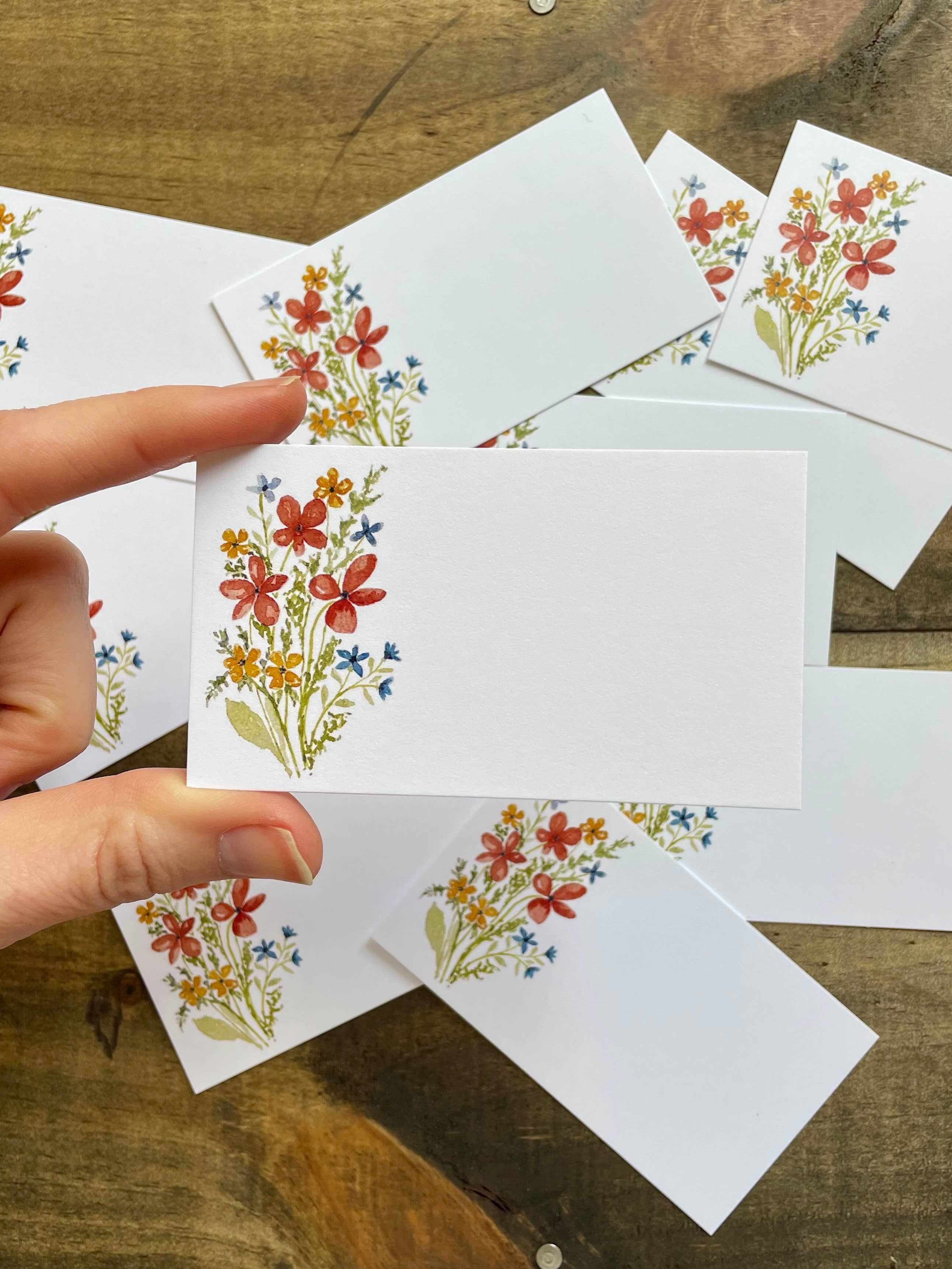 Mini Messages Studio - Wholesale Stationery/Notecard Set - Wildflower Mini Messages Set2