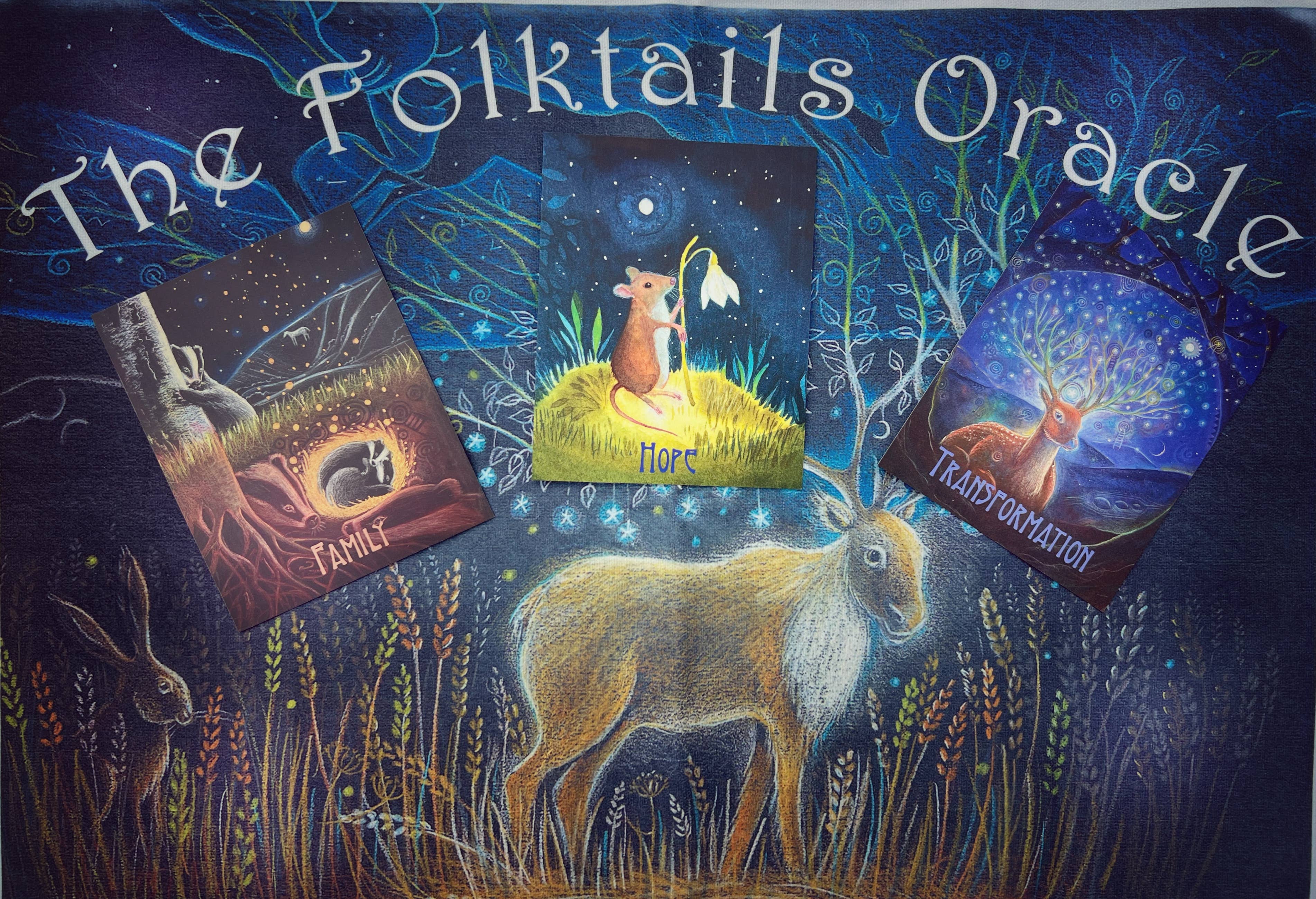 Hannah Willow Art - Wholesale Tarot Cards - The Folktails Oracle deck, Special black box edition2