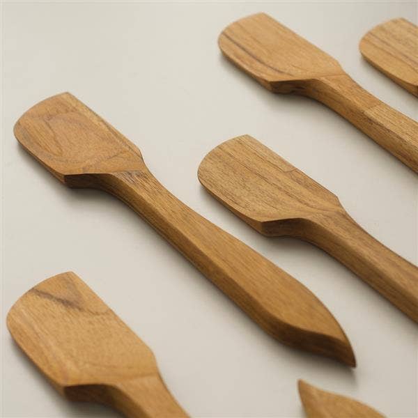 High crafty - Wholesale Kitchen Spoon - 🥄 Wooden Kitchen Spatula Spoon – Handcrafted Teak Utensil3