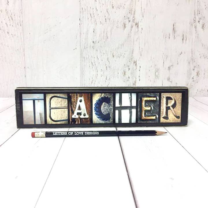 Back to School Classroom Decor, Teacher Sign, Teacher Gifts for wholesale by Letters Of Love Designs