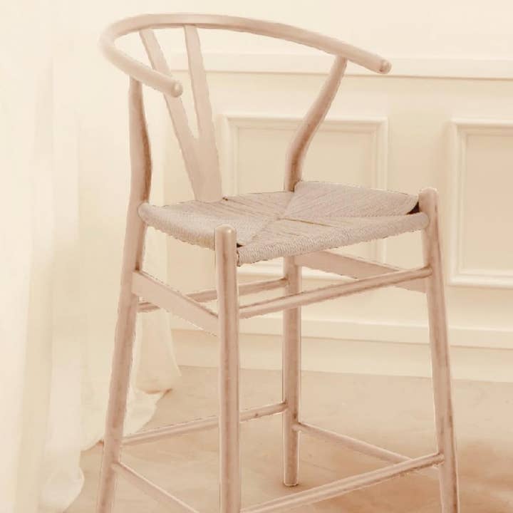 Acacia Home - Wholesale Chair - Pia Wishbone Counter Stool