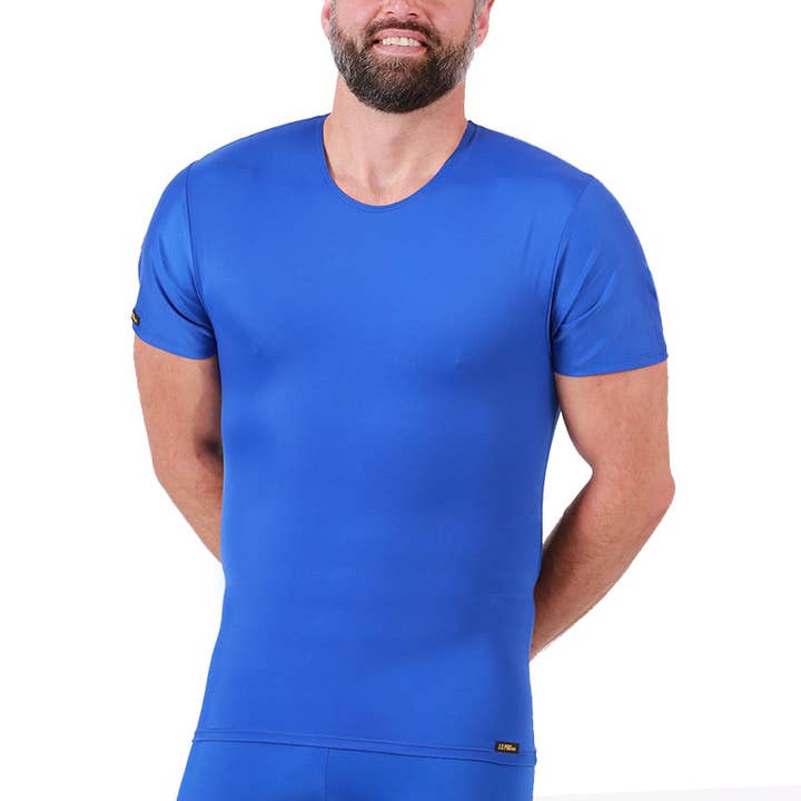 Insta Slim I.S.Pro USA Big & Tall Activewear Compression à col rond TA0001BT pour la vente par InstantFigure