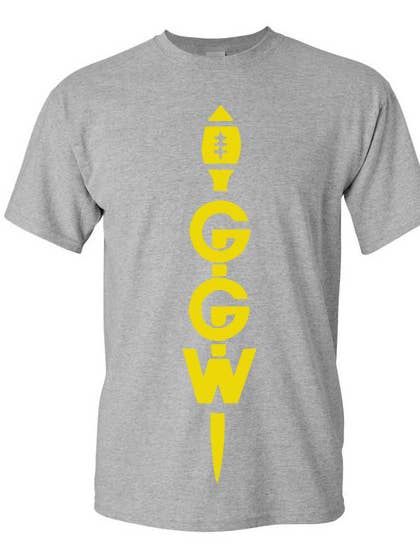 Vertikaler Speer - Gelb auf Grau für den Großhandel von Gods of Gridiron War