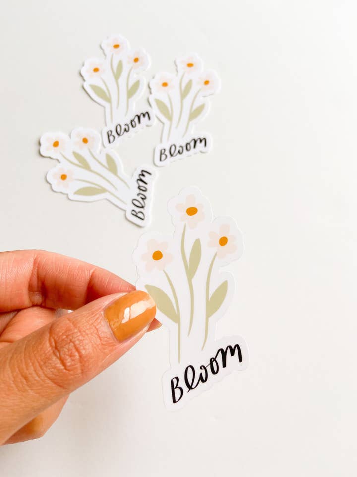 Bloom Sticker for wholesale by Melanie Rivera Studio