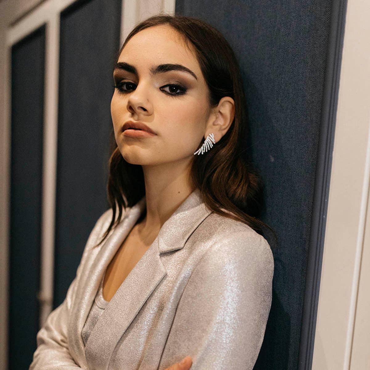 ACUS - Wholesale Hangende/ronde oorbellen - Glamis Zilveren Shine Oorbellen4