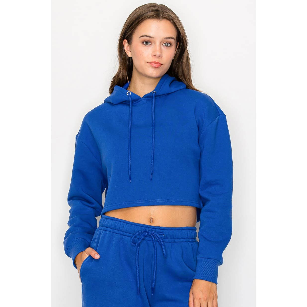 UP CLOTHING - Wholesale Hoodie - Women's - Cropped Fleece Pullover Hoodie Sweatshirt13