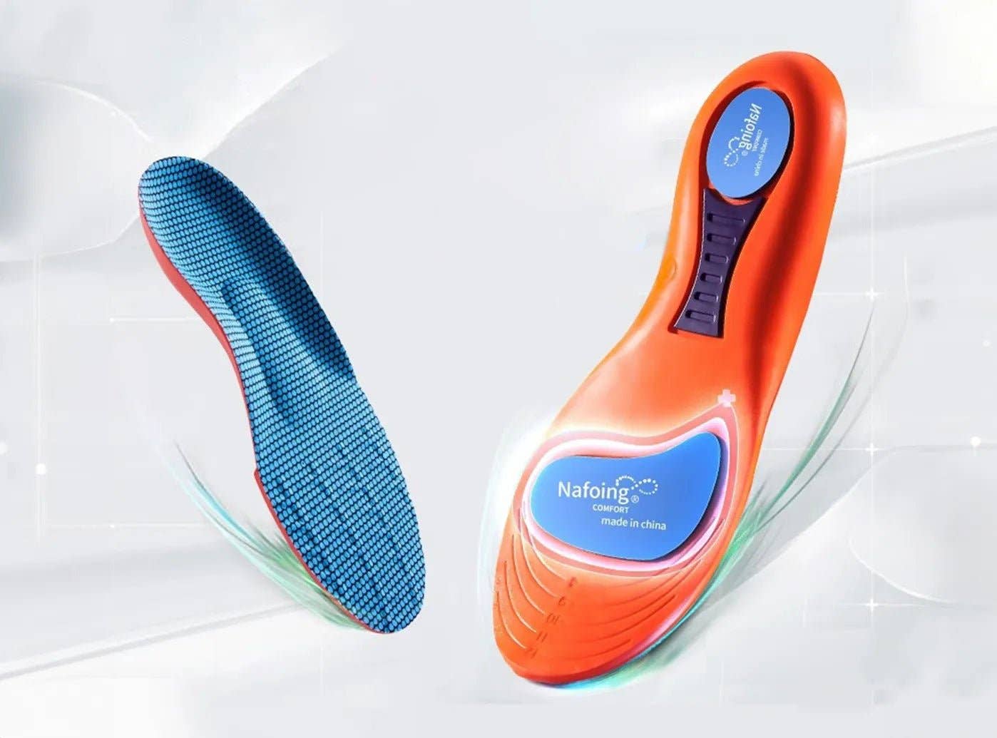 Red FitVille Sports Orthopedic Insoles for wholesale on Faire5