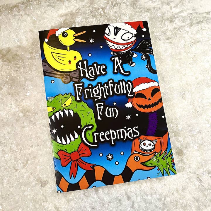 Carte de vœux Creepmas Gothmas de Nightmare Toys pour la vente par October 31st