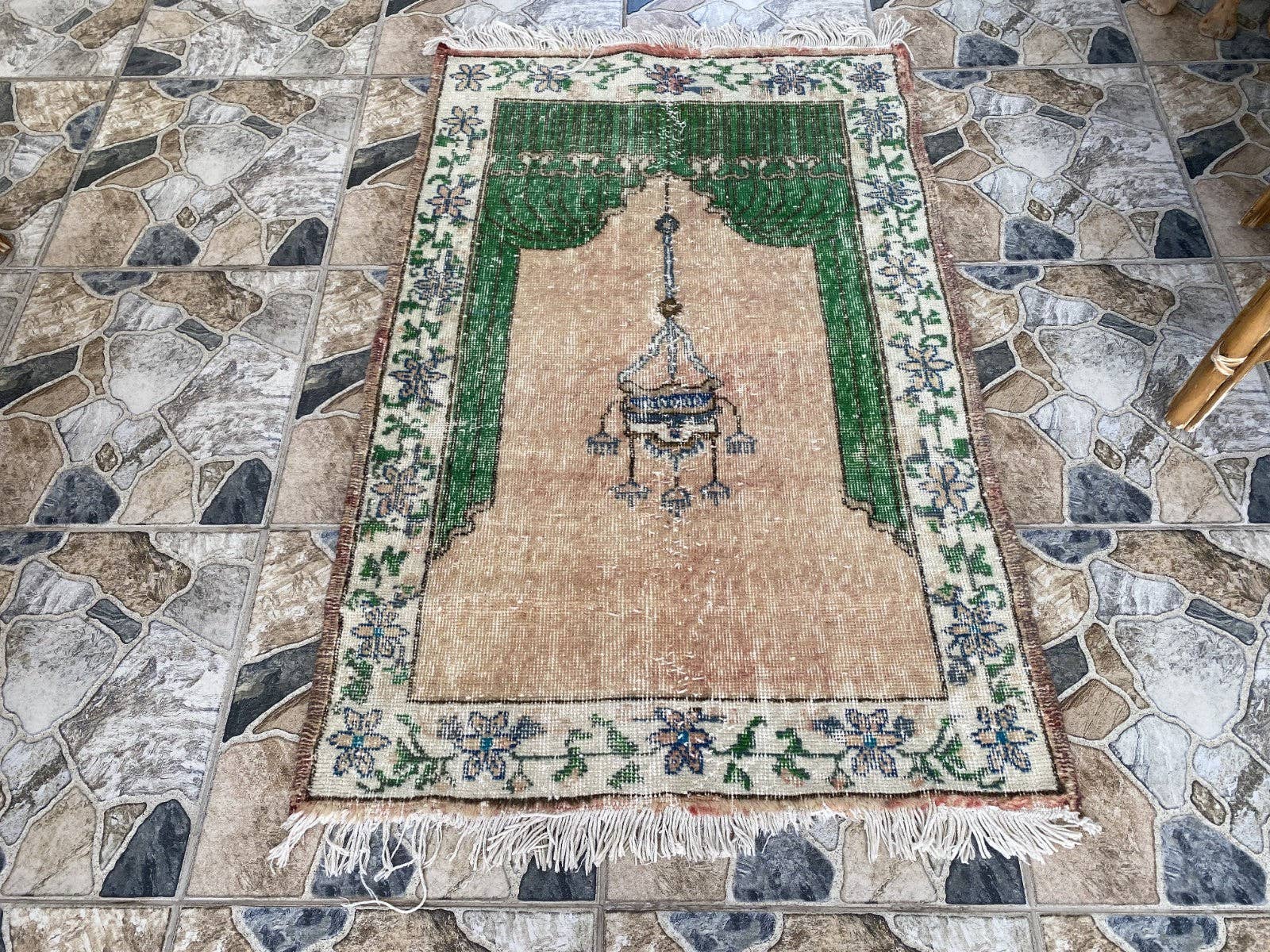 Oushak Rugs - Wholesale Area Rug - Vintage Anatolian Hand-Knotted Wool Tribal Geometric Rug 2x43