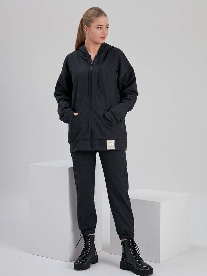 ECO CHARCOAL SWEATPANTS for wholesale by NOACODE