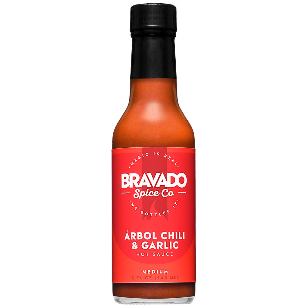 Bravado Spice Co. - Wholesale Hot Sauce - Árbol Chili & Garlic Hot Sauce (12-Pack)3