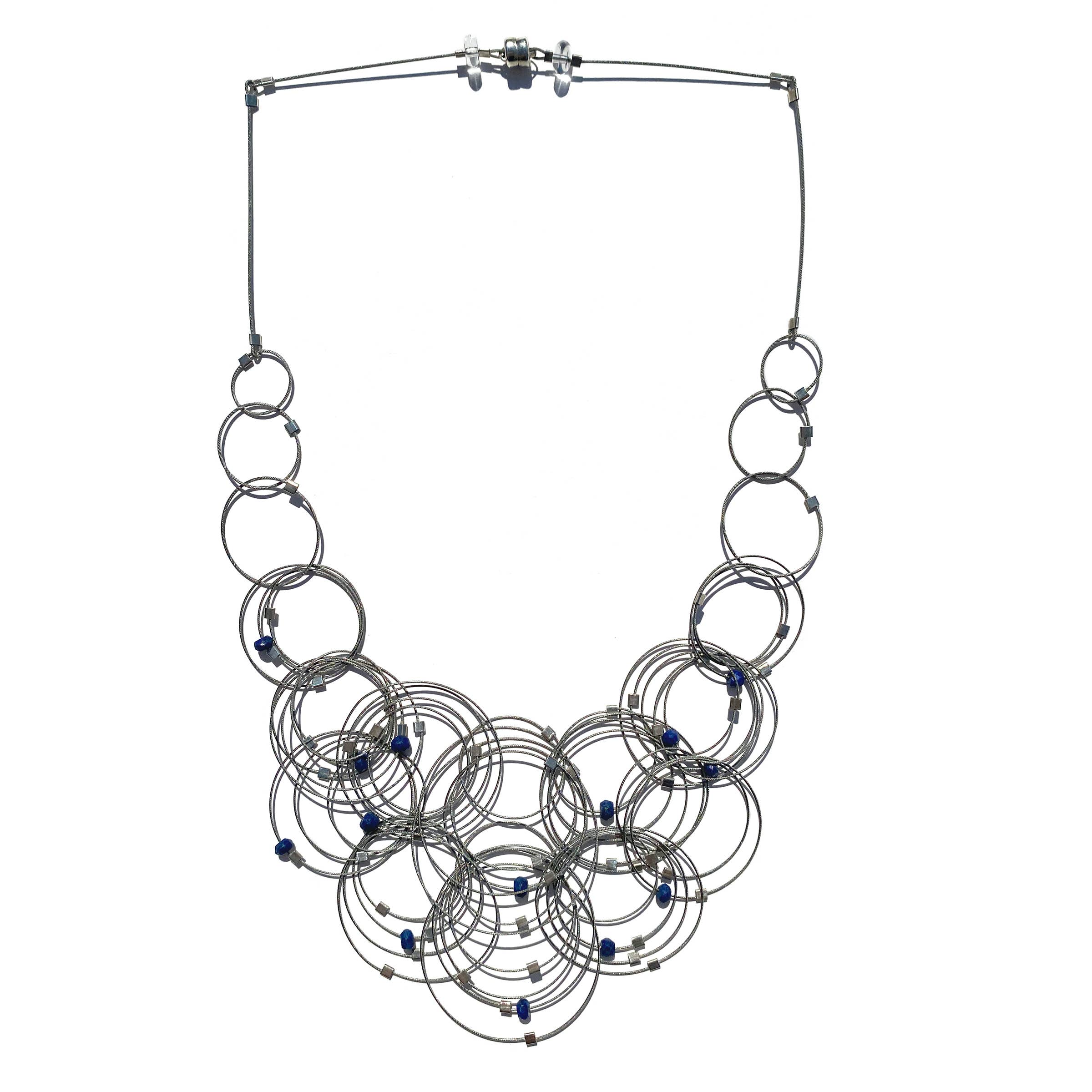 Meghan Patrice Riley – Colar de elos e correntes por atacado – Colar Flow de 18"8