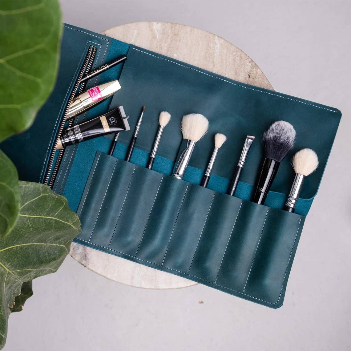 Pikore - Wholesale Makeup Brush Set - Leather Makeup Brush Roll6