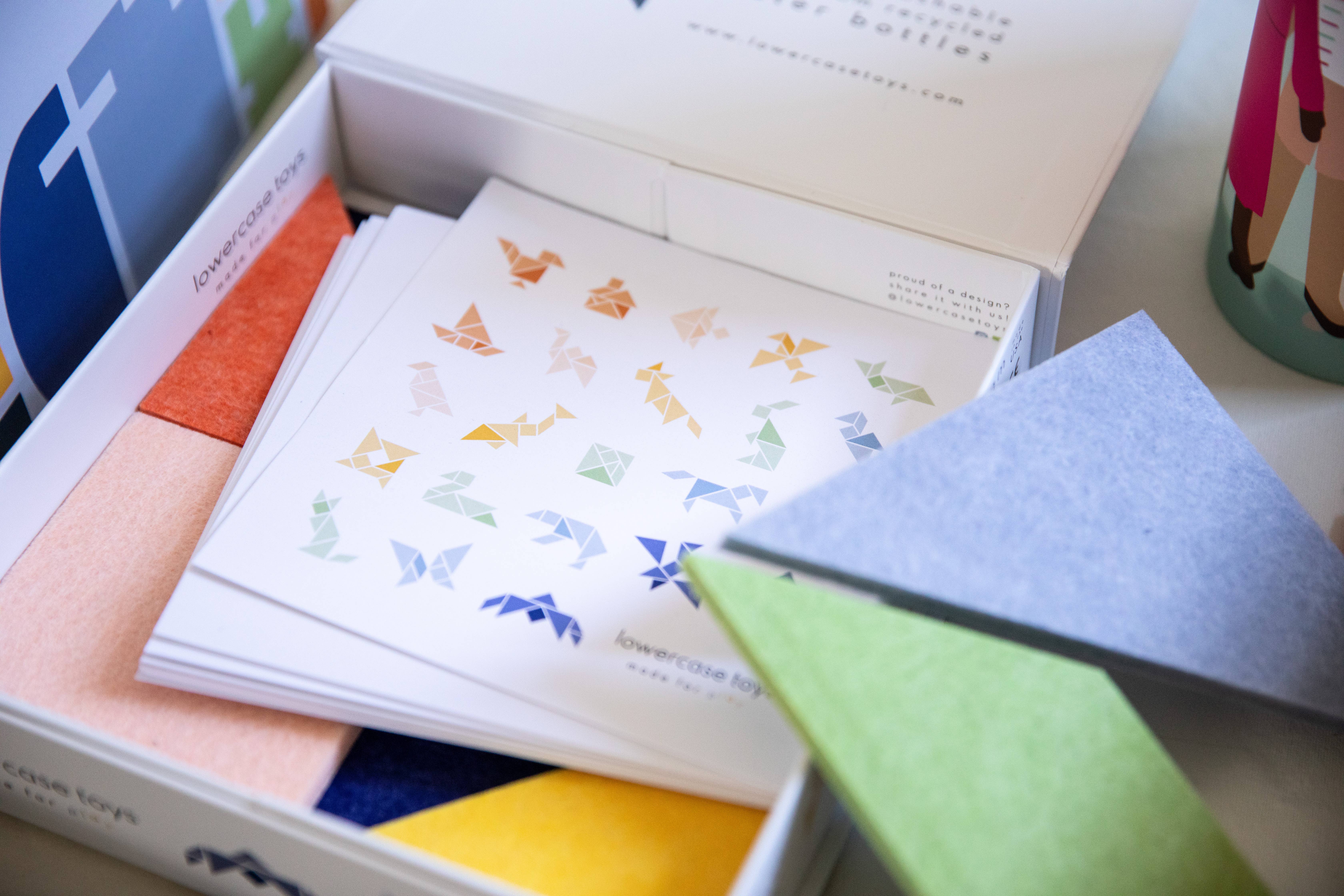 Lowercase Toys - Vente Cubes de jeu – enfant et bébé - Ensemble de blocs Tangram3