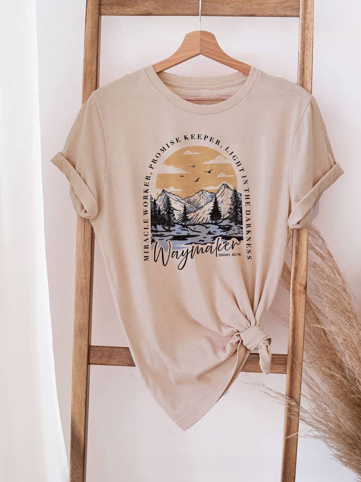 OAT COLLECTIVE – Engroshandel T-shirt med print - Dame – WAY MAKER grafisk T-shirt4