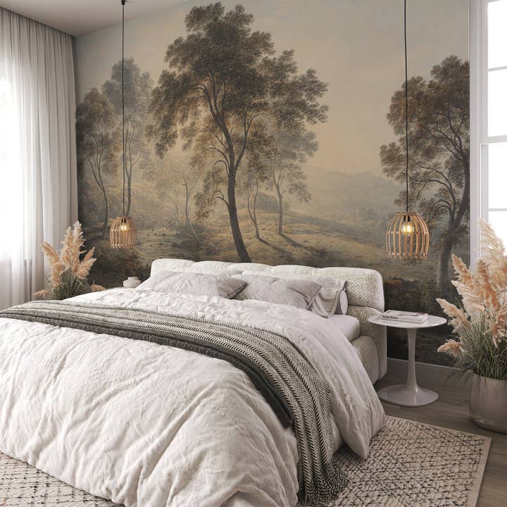 SimurgWallArts - Wholesale Wallpaper - Tree Landscape Wallpaper, Forest Scenic Wall Mural4