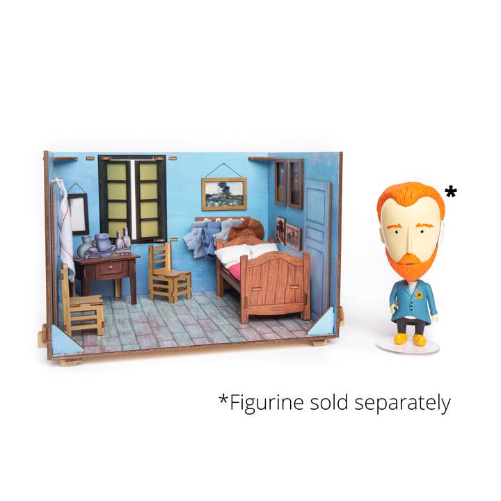 Today is Art Day - Wholesale Decorative tabletop object - Bedroom in Arles - Vincent van Gogh - Miniature Room2