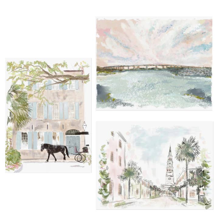 CHARLESTON CLASSICS COLLECTIE - 3-delige set voor wholesale door Rebecca Illustrated