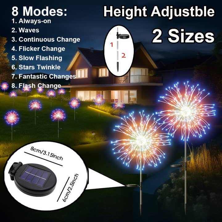 Shop Celino - Wholesale Outdoor/Lawn Light - 420LED Solar Garden Lights, 8 Modes for Pathway & Patio