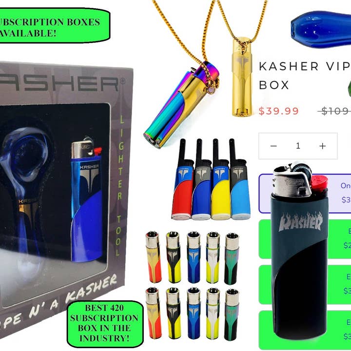 Kasher Inc - Wholesale Lighter - KASHER VIP SUBSCRIPTION BOX13