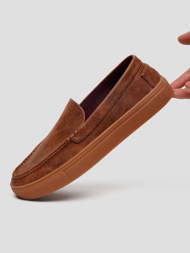 Paez - Wholesale Loafers - Men's - LOAFER MICROFIBER NAPA CAMEL - MEN10