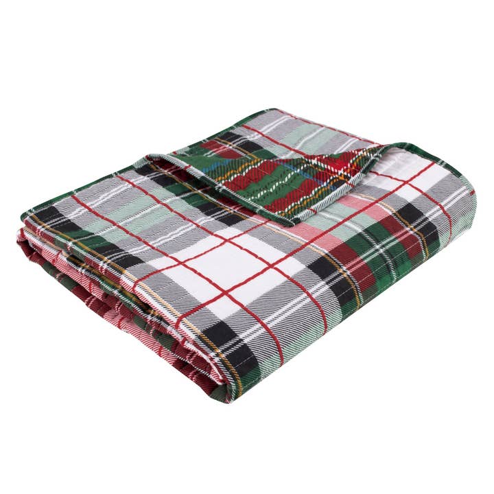 Levtex Home - Wholesale Throw Blanket - Spencer Plaid Quilted Throw